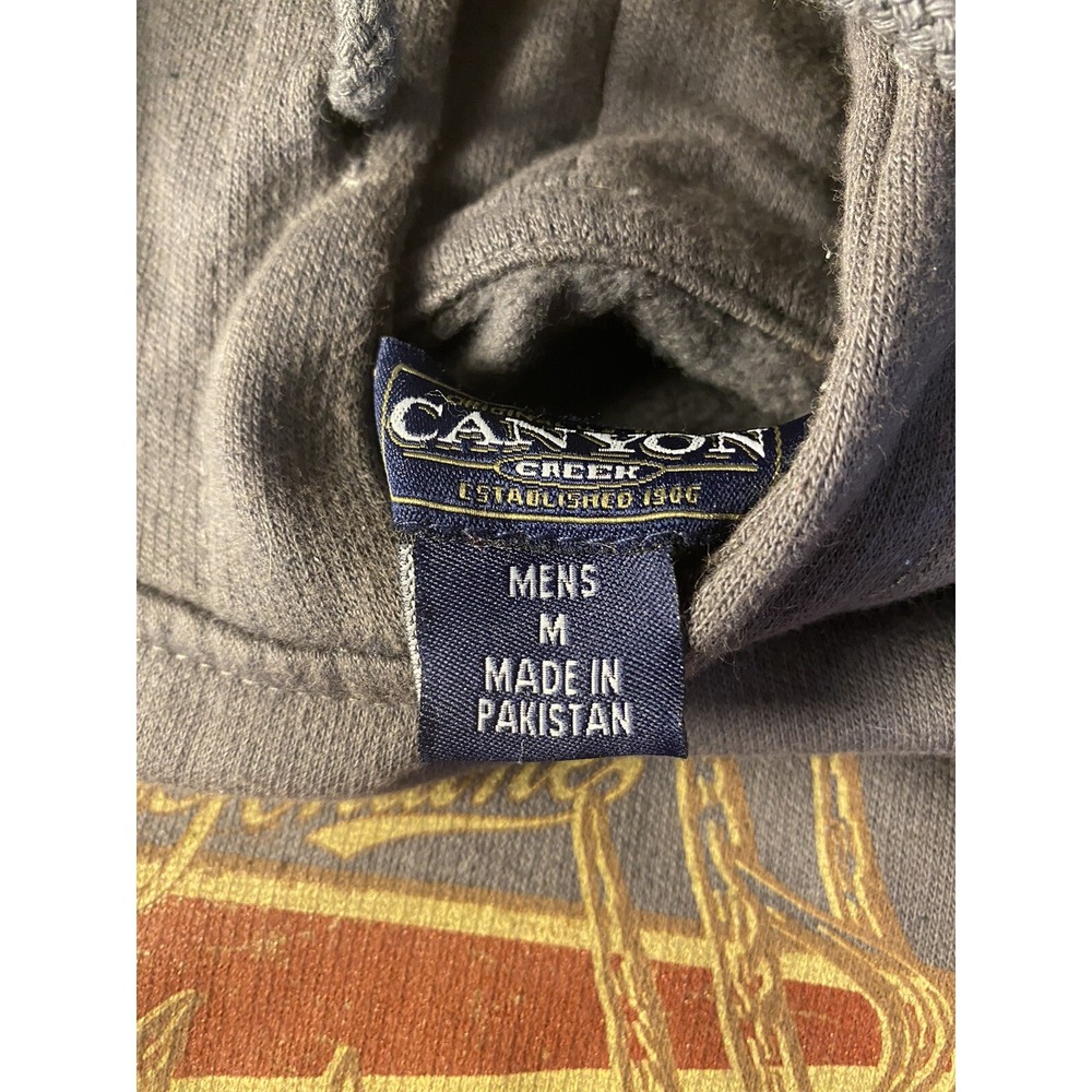 Canyon Creek North American Sportsman Big Buck Brew House Hoodie Gray Size M - Picture 9 of 12
